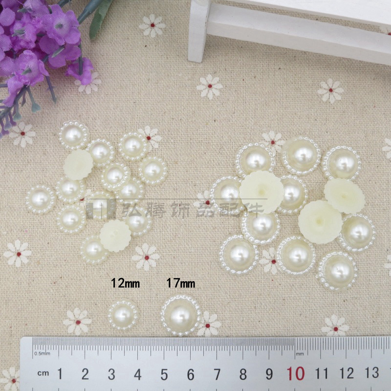 DIY jewelry accessories flat round half-surface Pearl sunflower mobile phone beauty rhinestone material loose beads wholesale DIY jewelry accessories flat round half-surface Pearl sunflower mobile phone beauty rhinestone material loose beads wholesale