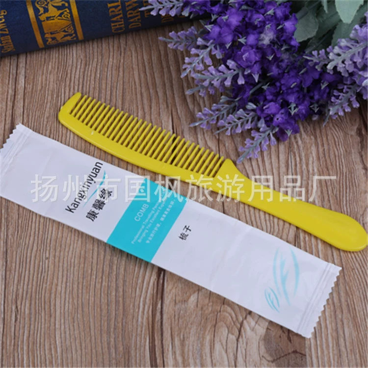 Фабрика прямых продаж отель одноразовая расческа отель одноразовые принадлежности длинная ручка расческа оптом