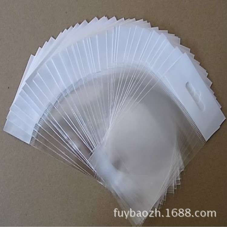 卡头OPP自粘塑料袋 OPP服装包装自粘袋 可印刷 可印LOGO 可定冲型