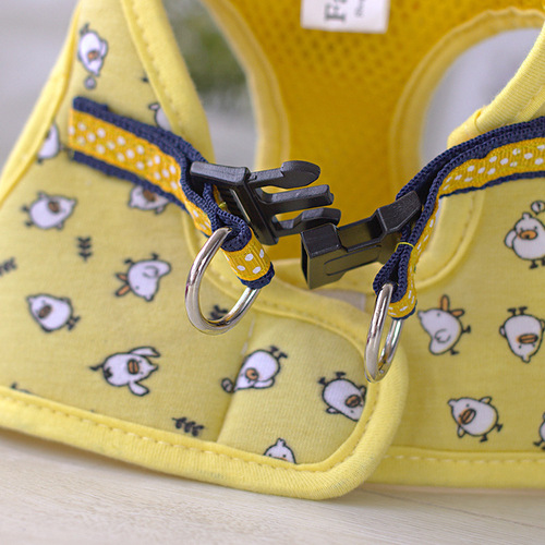 Petstyle full-print cartoon harness pet harness dog vest-type leash