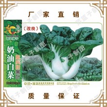 蔬菜种子 脆爽甜黑叶奶油白菜 喜良种子厂家直售批零大田基地种植