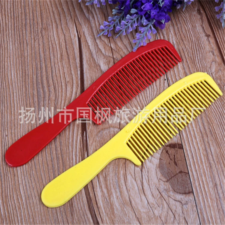 Оптовая продажа одноразовых товаров для отеля Портативный туризм одноразовая расческа для ванной комнаты