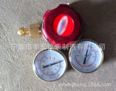 宁波工厂批发外销乙炔减压阀 外贸全铜中型美式乙炔减压器