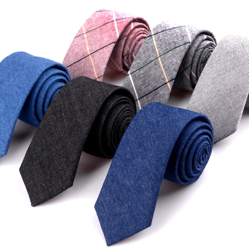 韩版新郎伴郎休闲时尚领带新郎领带男式商务棉布领带男 印花领带