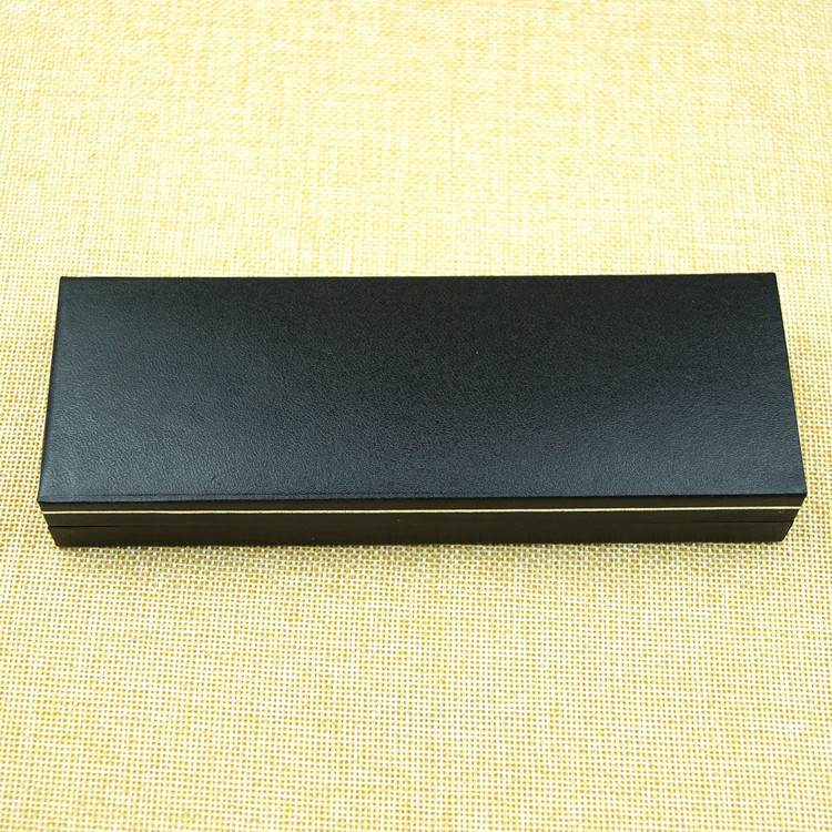 Caja de regalo de pluma al por mayor papelería caja de regalo de mano Flip imitación cuero negocio publicidad caja de regalo soporte impresión logo