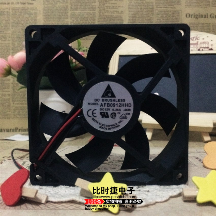 台达 9020 CPU 散热风扇 AFB0912HHD 12V 0.36A 4线PWM 智能控速