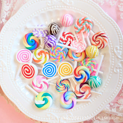 30個一包超值 軟陶棒棒糖混批福袋 仿真食玩材料奶油手機殼材料