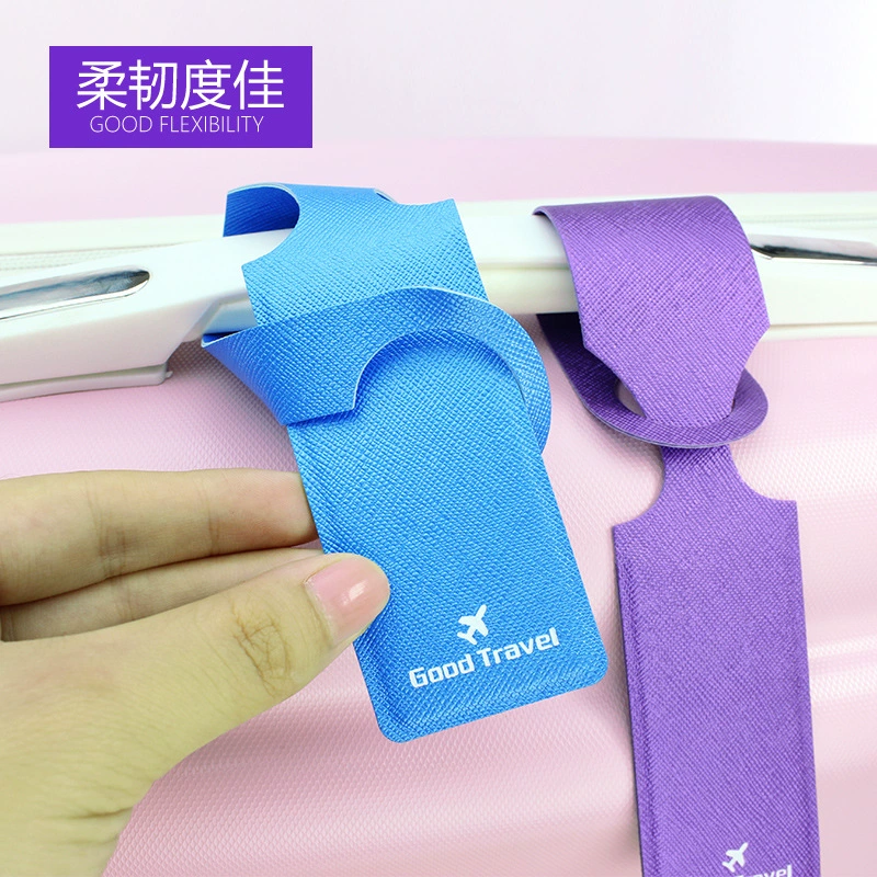 Suitcase, polyurethane luggage tag