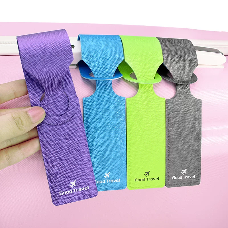 Suitcase, polyurethane luggage tag
