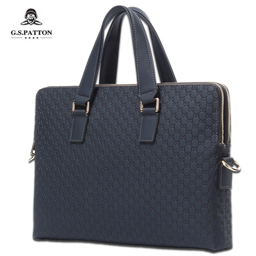 Guangzhou wholesale summer men's soft leather lightweight handbag new fashion business men's bag factory original 8 pattern bag