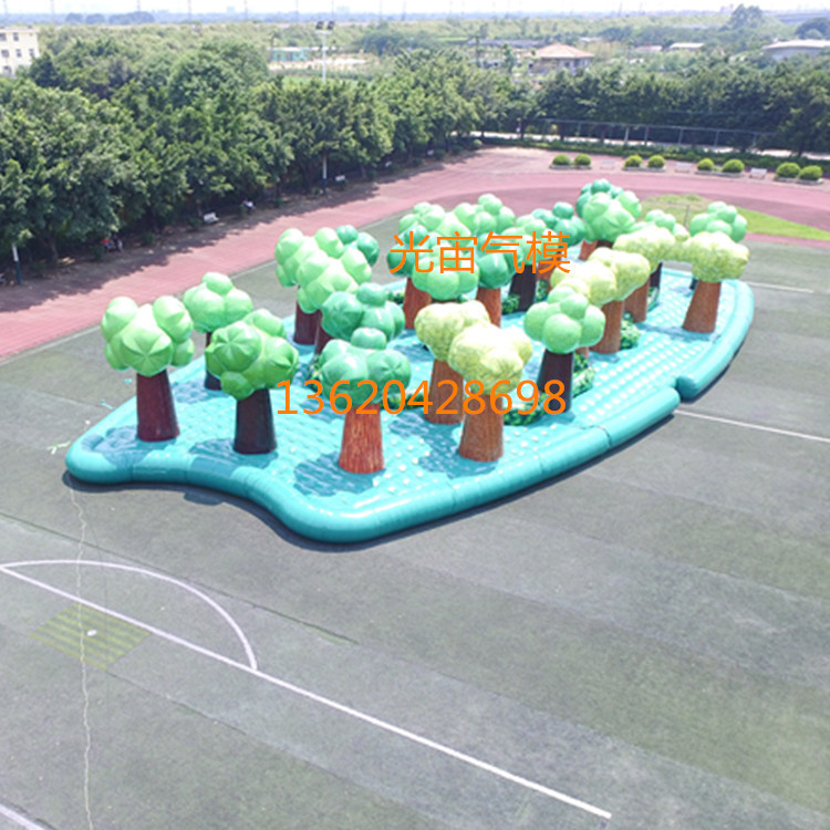 网红打卡充气道具厂家新款充气树模型广告传媒卡通充气展览模型