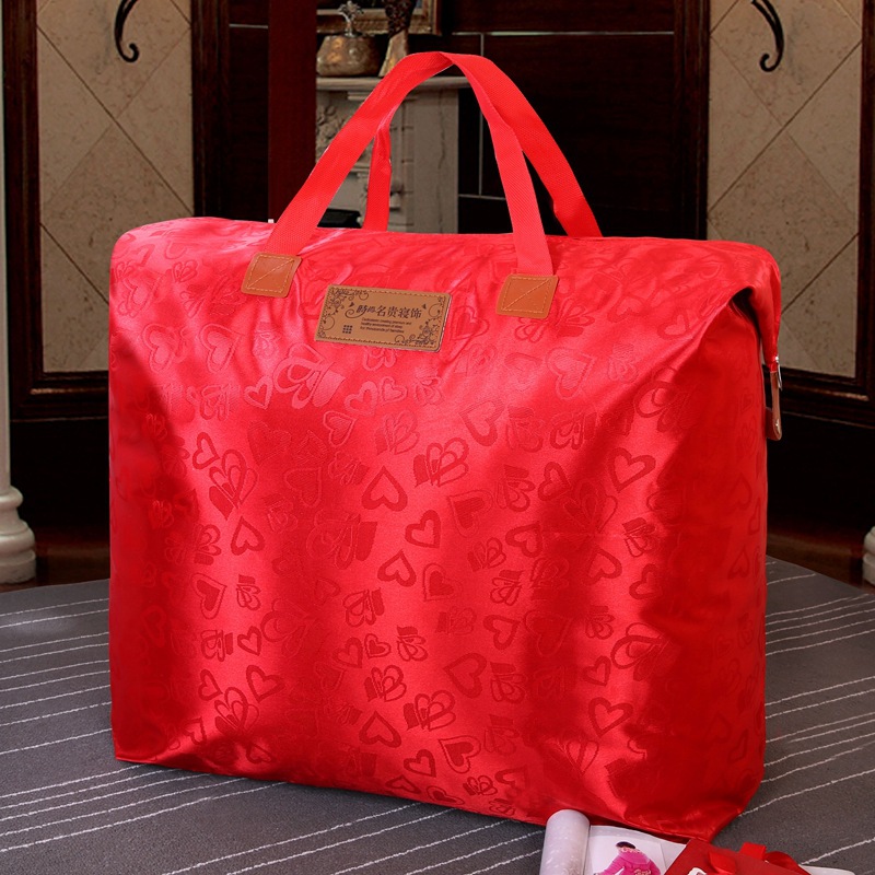 Bolsa de edredón de boda bolsa de algodón edredón bolsa de almacenamiento a prueba de polvo a prueba de humedad bolsa de manta plegable