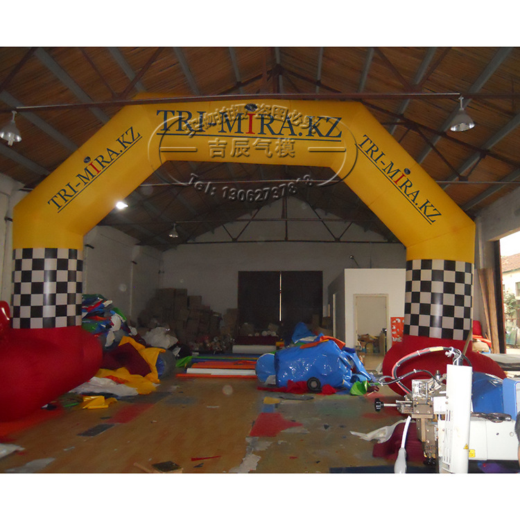 厂家直销车缝充气拱门 室外大型移动气模 加工定制充气卡通模型