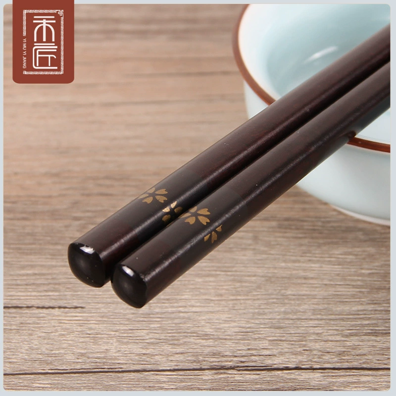 Japanese Craft Wooden Chopsticks by - Six Color Variants for Restaurant & Home Use