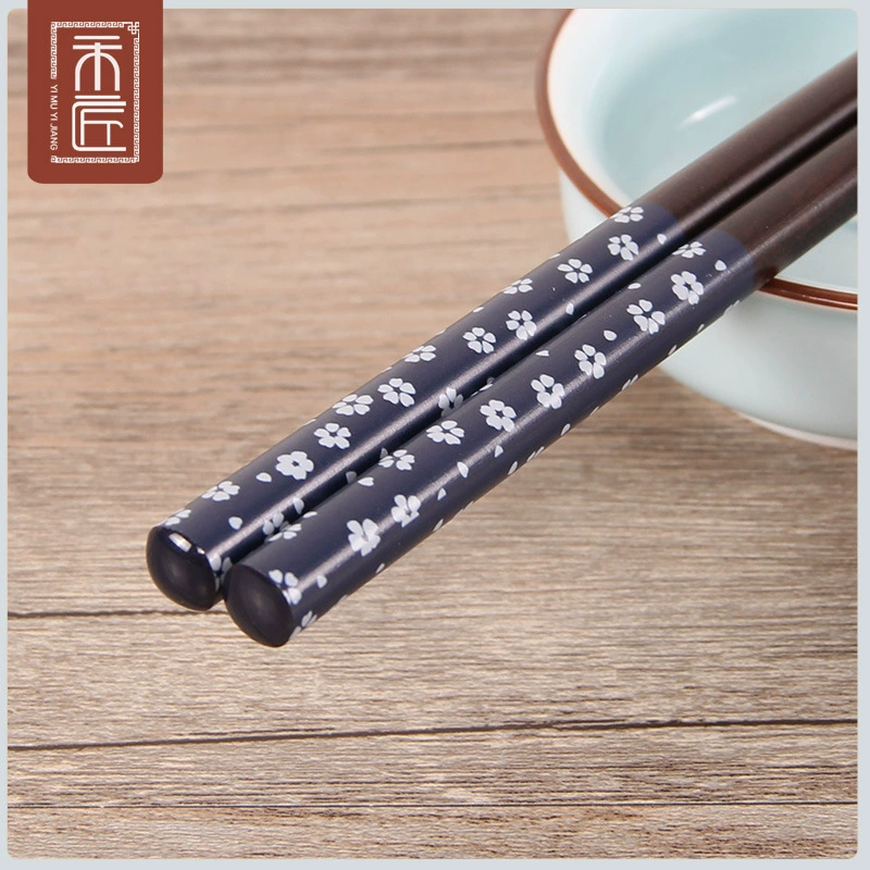 Japanese Craft Wooden Chopsticks by - Six Color Variants for Restaurant & Home Use
