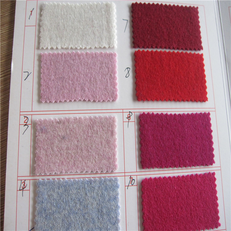 现货供应针织洋呢 普通洋呢 秋冬大衣面料 时装呢子面料