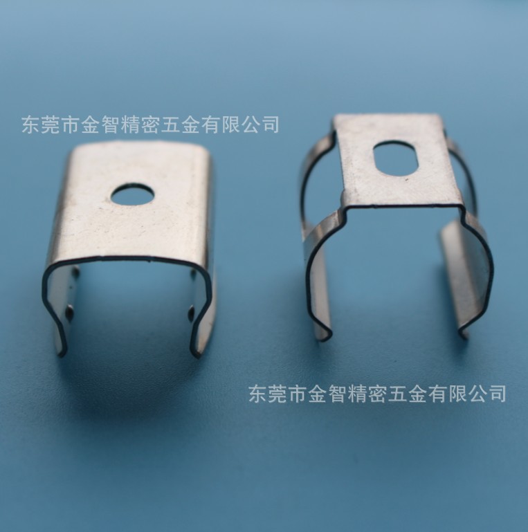工厂生产五金弹片夹子不锈钢卡扣弹簧片插片散热片冲压加工电子