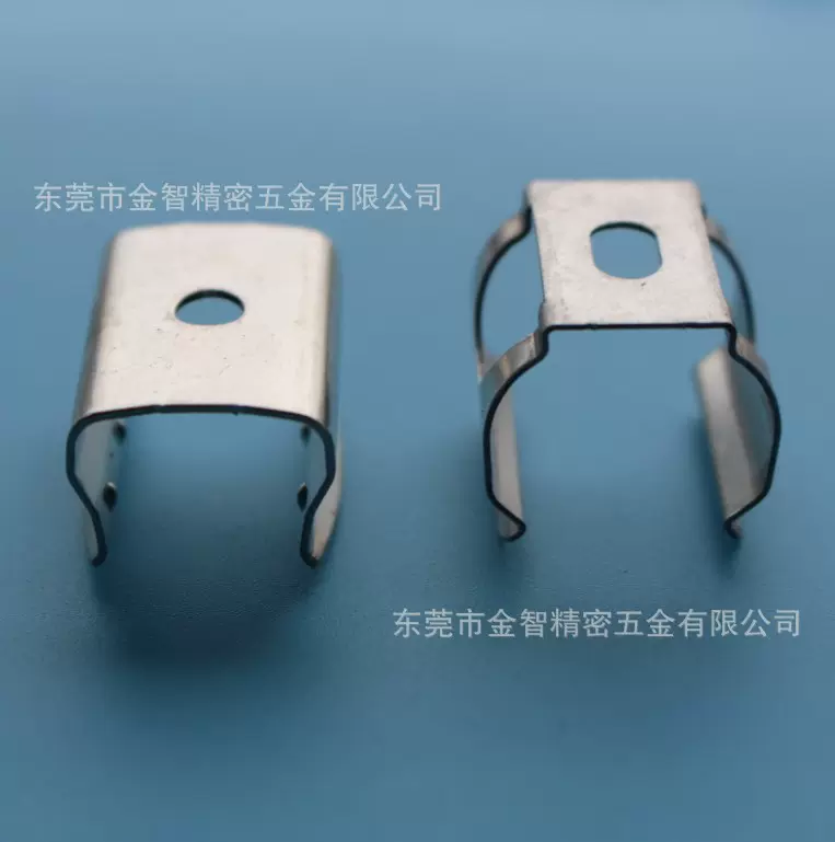 工厂生产LED不锈钢卡扣弹片 65锰弹簧扣固定卡子精密小五金冲压件