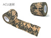 Self-adhesive stretchable camouflage hair band non-woven cloth, sticker, leaves no glue