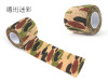 Self-adhesive stretchable camouflage hair band non-woven cloth, sticker, leaves no glue