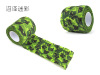 Self-adhesive stretchable camouflage hair band non-woven cloth, sticker, leaves no glue