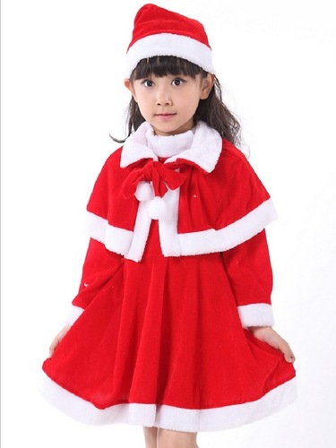 Christmas children's Christmas costumes for boys and girls Christmas stage costumes gold velvet Christmas suit