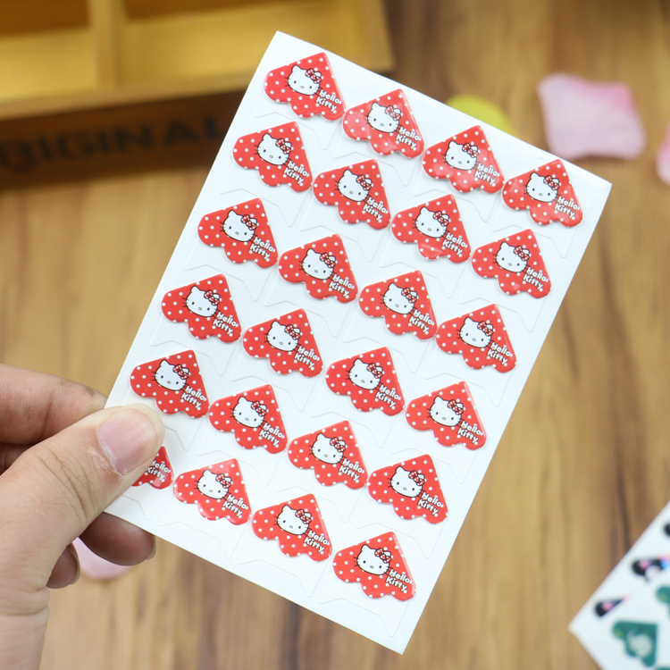 Nuevo 24 piezas de pegatinas de esquina de animales DIY álbum de fotos pegatinas fijas pegatinas de esquina de fotos al por mayor personalizado ventas directas de fábrica