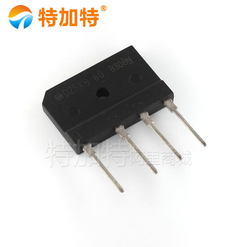 直销D25XB80电磁炉整流桥 D25SB80 25A800V整流桥 直插扁桥桥堆