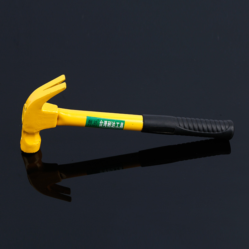 厂家供应45#钢家用铁管锤 木工安装起钉锤 铁柄羊角锤