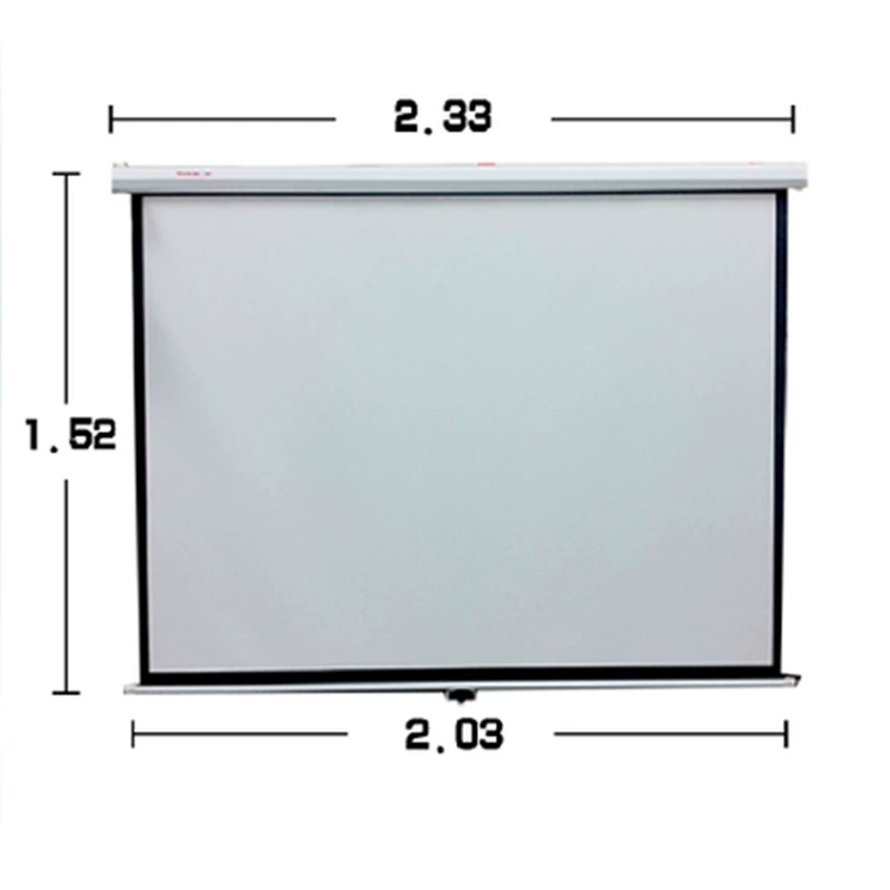 Electric white fiberglass high-definition projection screen 84 100 120 inches 16:9 office and business projector screen cloth