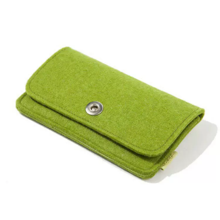 简约经典毛毡手机包毛毡手机袋柔软毛毡手机套布毛毡礼品