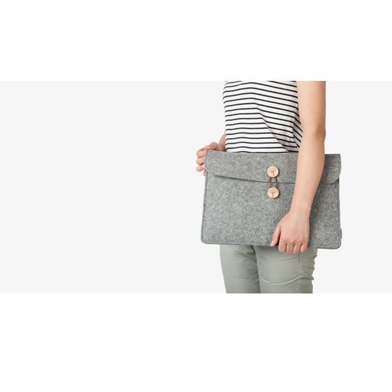 Manufacturers Supply Custom Multicolor Felt 13inch 15inch Computer Bag Quality Fashion Environmental Protection Tablet Felt Bag
