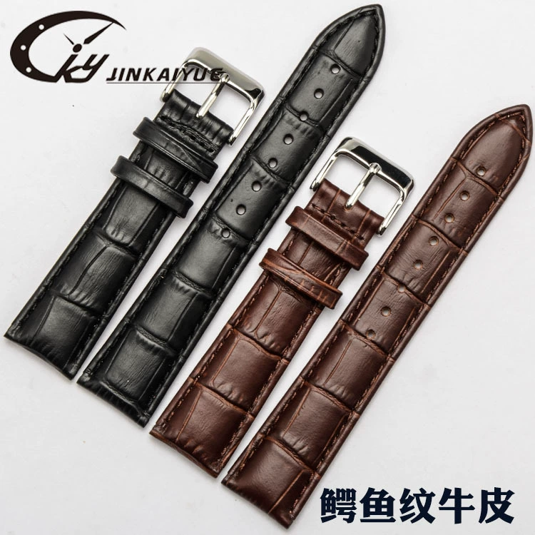 Двусторонний кожаный ремешок Hong Kun кожаный ремешок для часов в наличии оптом 18/20/22 мм
