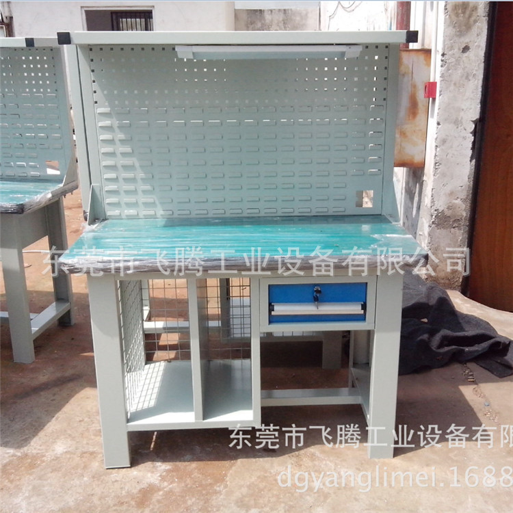 工作台厂家配挂板 电脑操作工作台 防静电工作桌配抽屉可定货批发