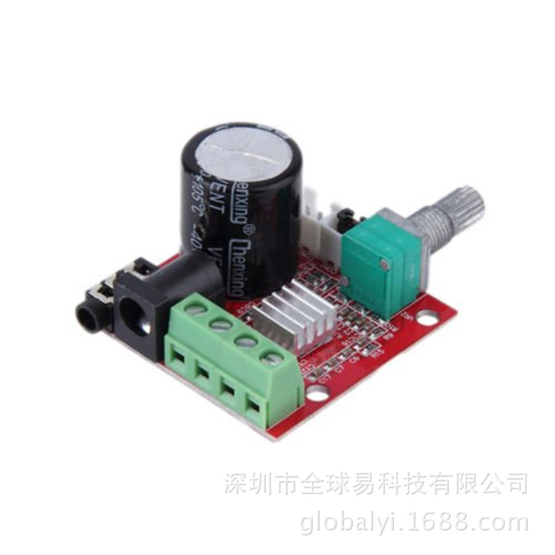 PAM8610迷你功放板 TDA2030 12V 10W纯D类立体声功放