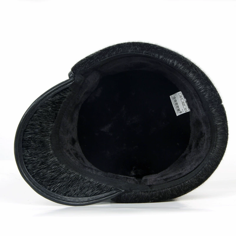 Keep warm hat, increased thickness, for middle age