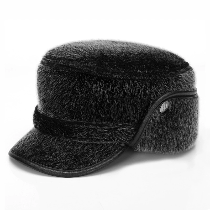 Keep warm hat, increased thickness, for middle age