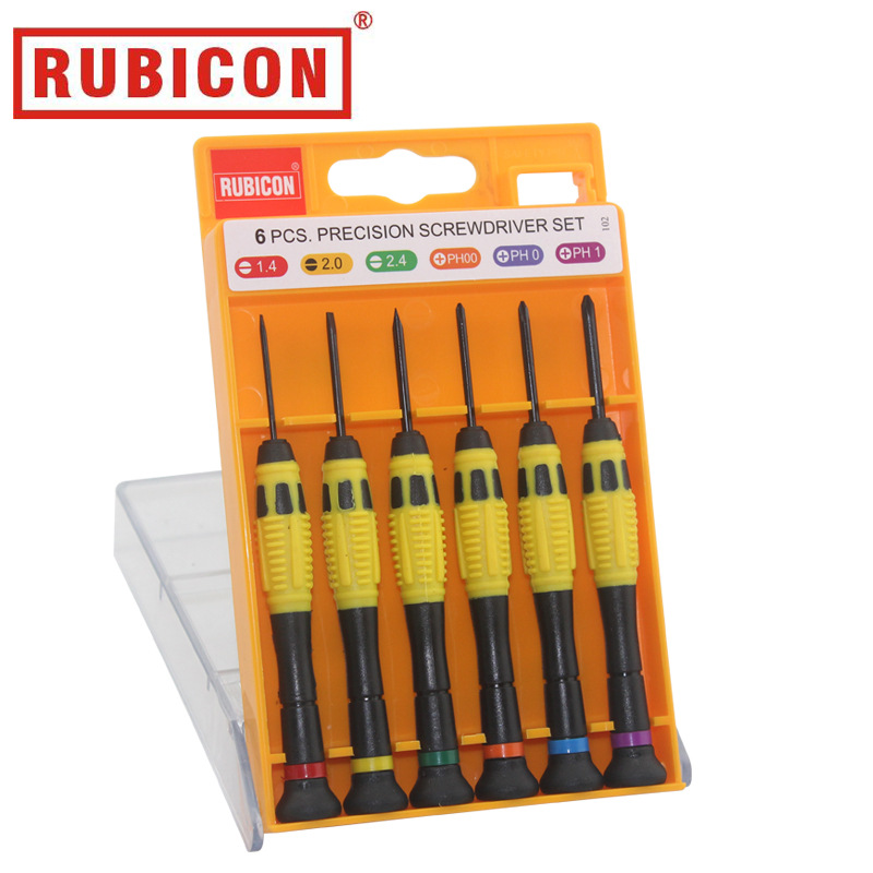 RUBICON/罗宾汉 RES-103精密钟表螺丝批/RES-103梅花批(6支套装)