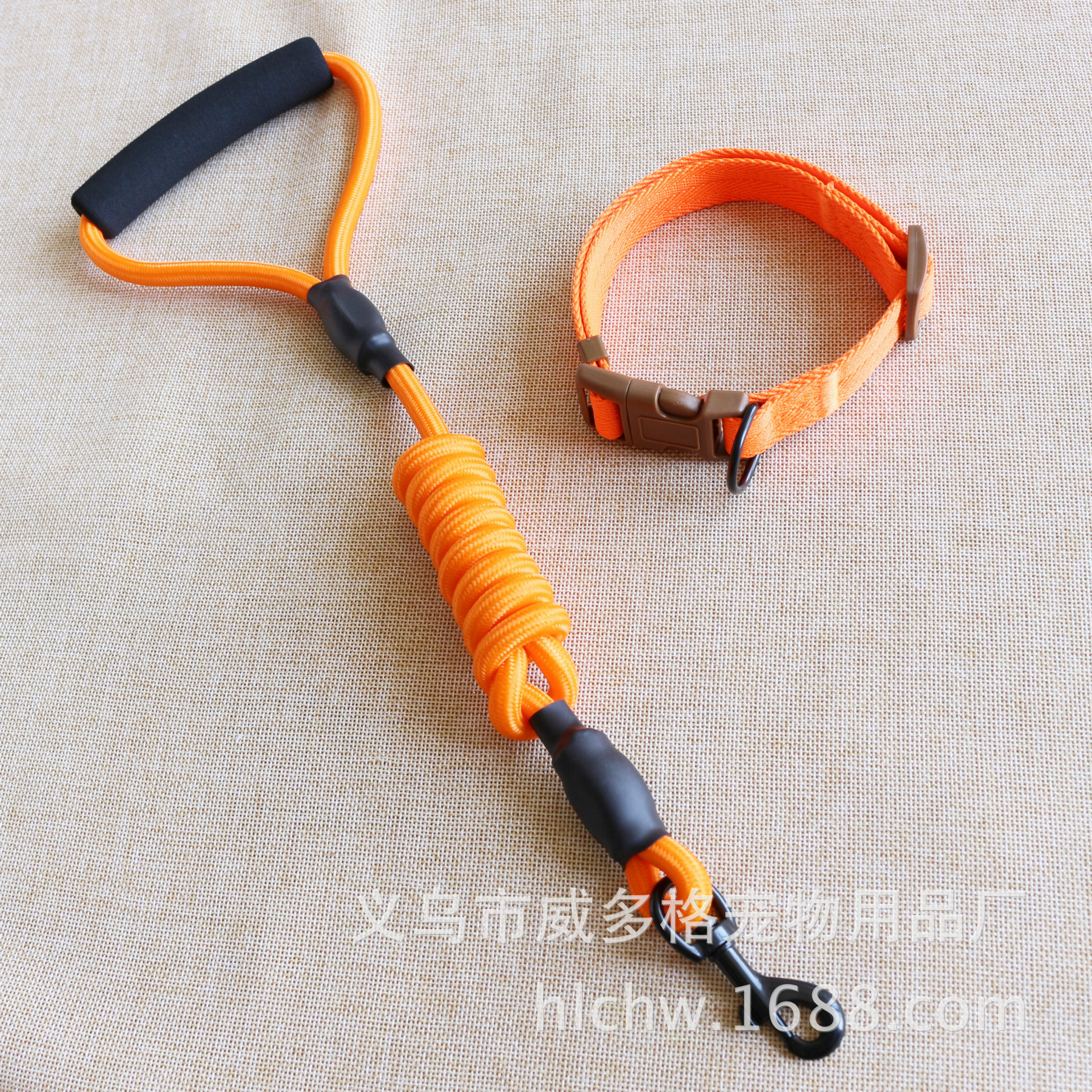 Correa para perro pequeño, protección para las manos, mango de nailon, cuerda redonda, arnés, conjunto de collar, suministros para mascotas al por mayor