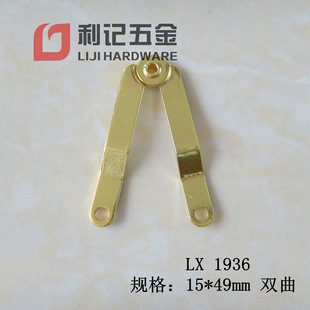 Guangdong double-light iron high-grade size specification single double-hand wooden box tie rod support frame luggage hardware