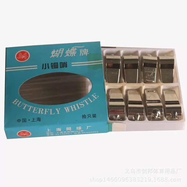 In-Stock Outdoor Referee Whistles, Pack of 10 Whistles, Metal Iron Copper Whistles, Stainless Steel Coach Whistles