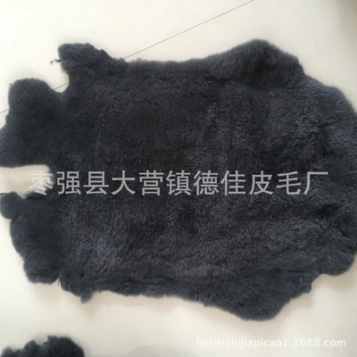 厂家批发家兔皮染色獭兔皮DIY服装帽子手套皮草装饰原料 懒兔皮|ru