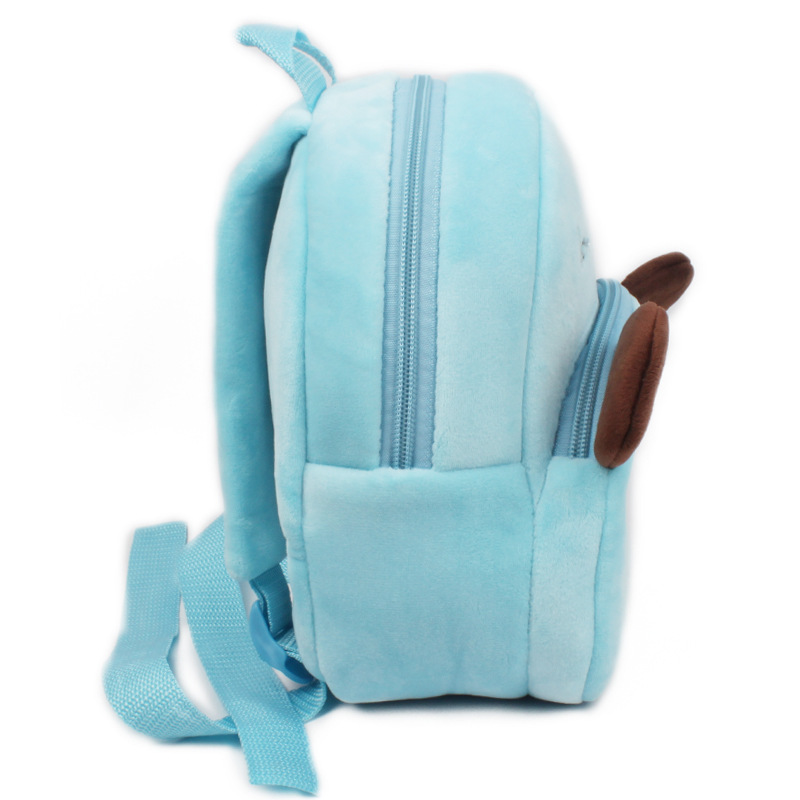 新版兒童小書包1-2歲寶寶小背包毛絨玩具卡通包兒早教啟萌幼兒包