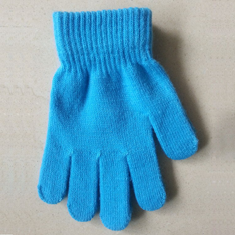 Shun Zun de punto de color sólido de protección del medio ambiente de acrílico ropa térmica guantes fabricantes pequeños al por mayor puede venir a la imagen para establecer el logotipo