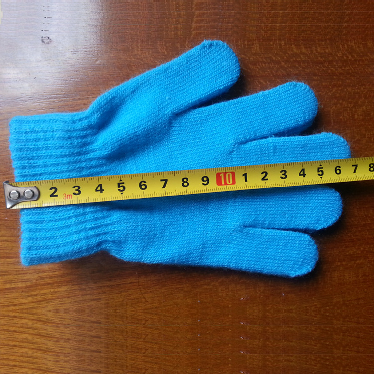 Shun Zun de punto de color sólido de protección del medio ambiente de acrílico ropa térmica guantes fabricantes pequeños al por mayor puede venir a la imagen para establecer el logotipo