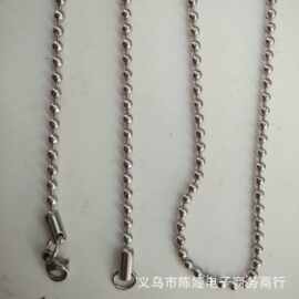 饰品链304不锈钢珠链广告吊牌珠链家居旅游装饰窗帘装饰链