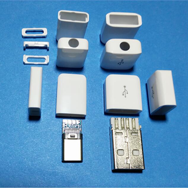 SAM S8 TYPE-C胶壳，三星S8 TYPE-C数据线胶壳通用连接器