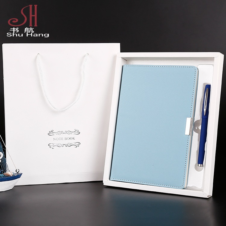 Cuaderno de negocios A5 personalizado con logotipo, planificador de oficina, piel sintética, regalo publicitario corporativo, juego de cuadernos