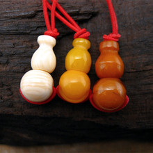 8mm文玩散珠三通配件批发 仿天然象牙老蜜蜡三通塔头 蜜蜡三通