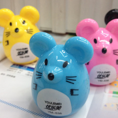 Factory direct supply of little mouse pencil sharpener, creative cute pencil sharpener, cartoon primary school student prize pencil sharpener, pencil sharpener